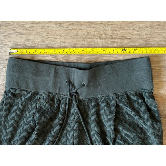 Nike Green Chevron Terry Sweatpants Joggers Pants Trousers Women's Size Medium - Picture 8 of 11